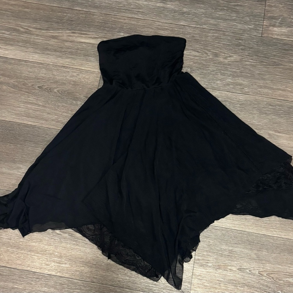 Urban Outfitters Black Strapless Sundress